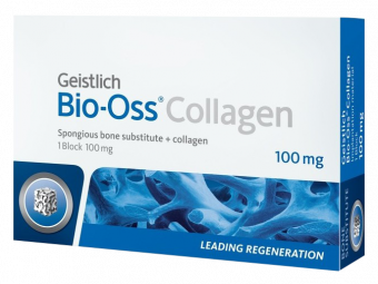 Костный материал Bio-Oss Сollagen (0.25-1 мм) 100 мг, Geistlich (Швейцария)